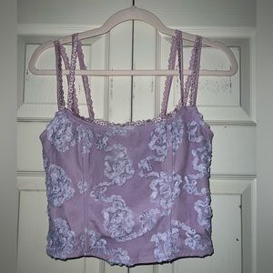 Pretty Little Thing Cropped floral corset